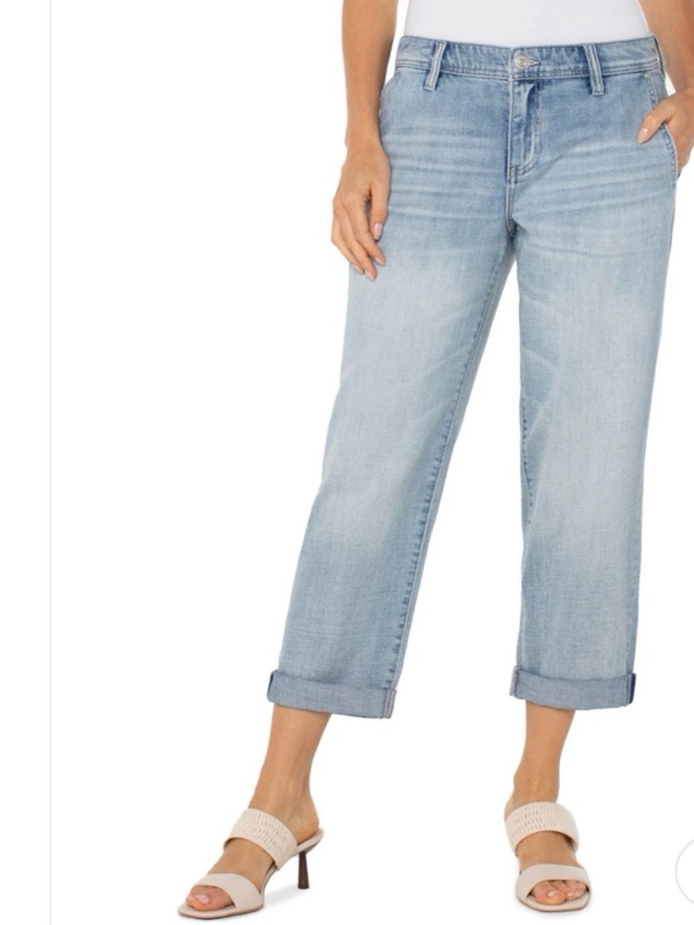 Liverpool The Norma Jean Cropped Straight Jeans